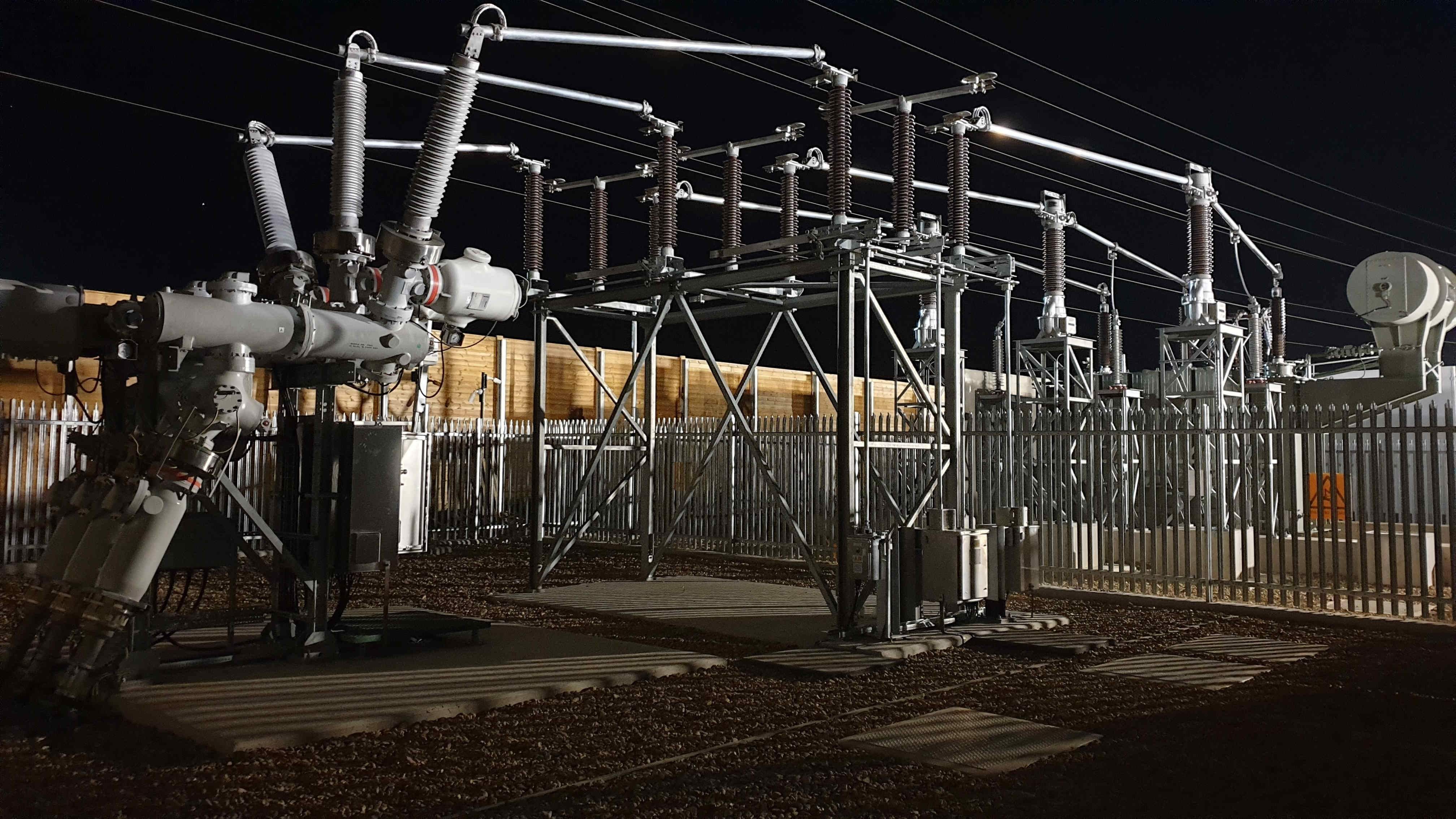 View of an operational energy storage site, illustrating Noriker Power's focus on operations and asset optimization for maximum efficiency